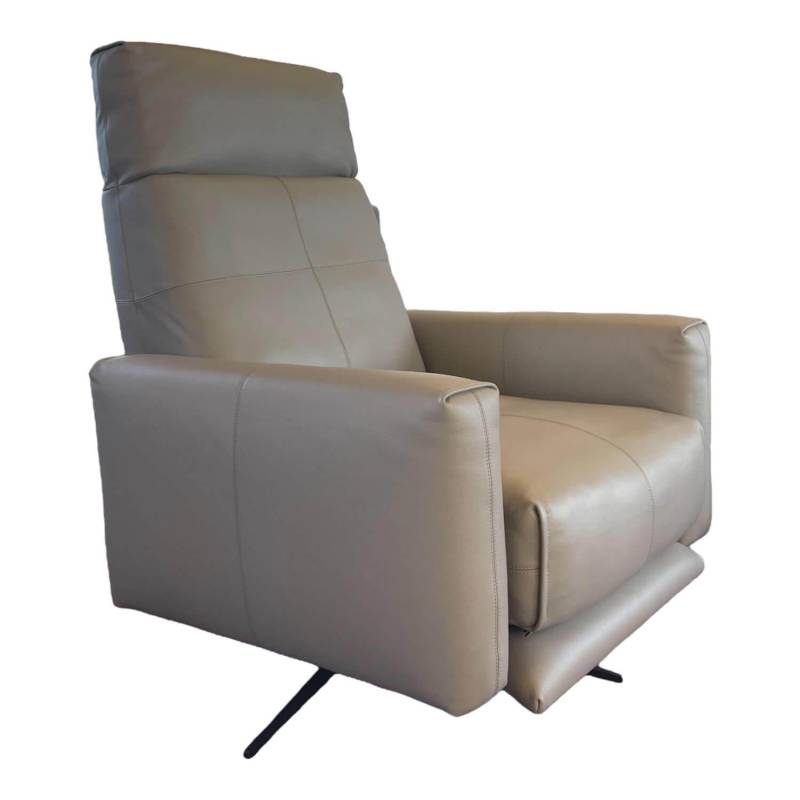 Sessel 572 Leder 38.101 Steingrau Mit Verstellfunktion von Rolf Benz