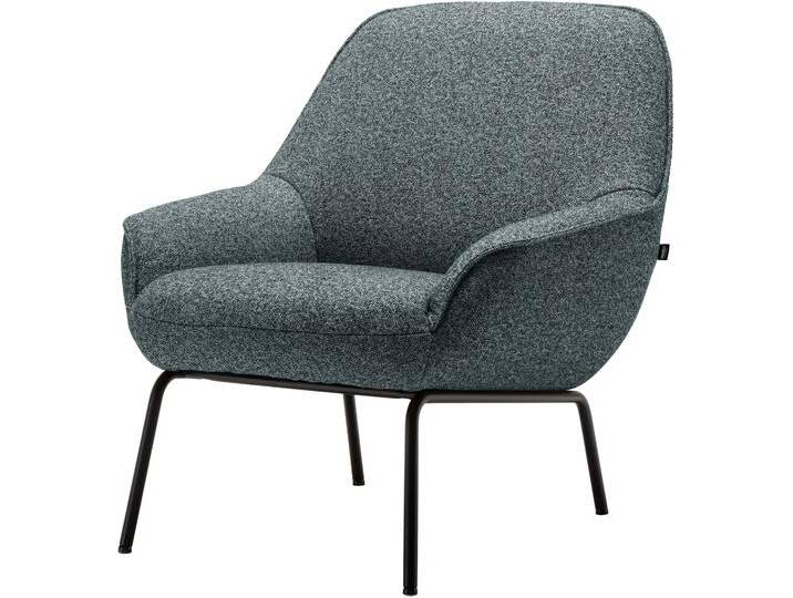 Sessel Designsessel CR.482 in hochwertiger Detailverarbeitung , blau (wasserblau, steingrau), B:76cm H:83cm T:83cm, CREATION BY ROLF BENZ, Sessel, Einzelsessel Loungesessel, und tollem Sitzkomfort von Rolf-Benz