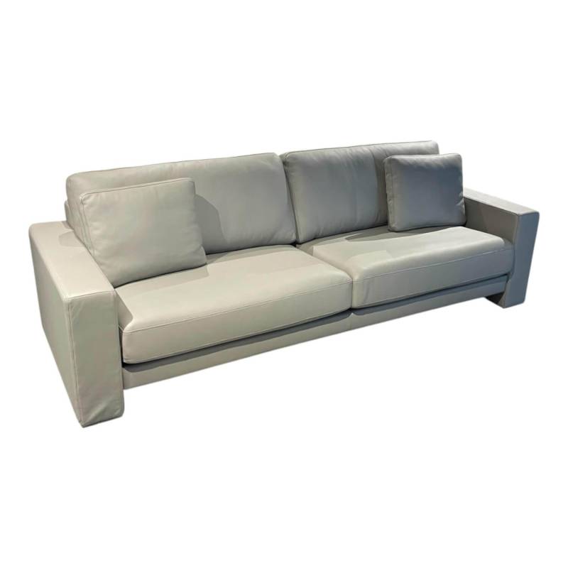 Sofa Ego Leder 38 101 Hell Steingrau Grau von Rolf Benz