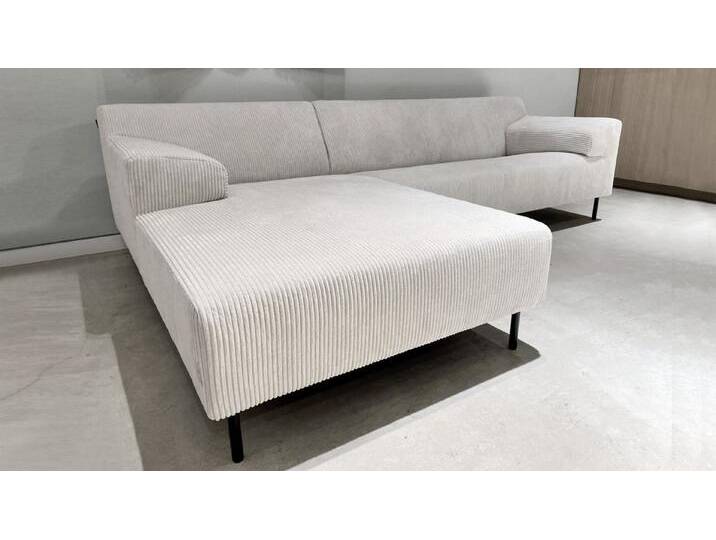 freistil ROLF BENZ Ecksofa ROLF BENZ Ecksofa Freistil 180 links Stoff Cord weiß 260 cm von Rolf-Benz
