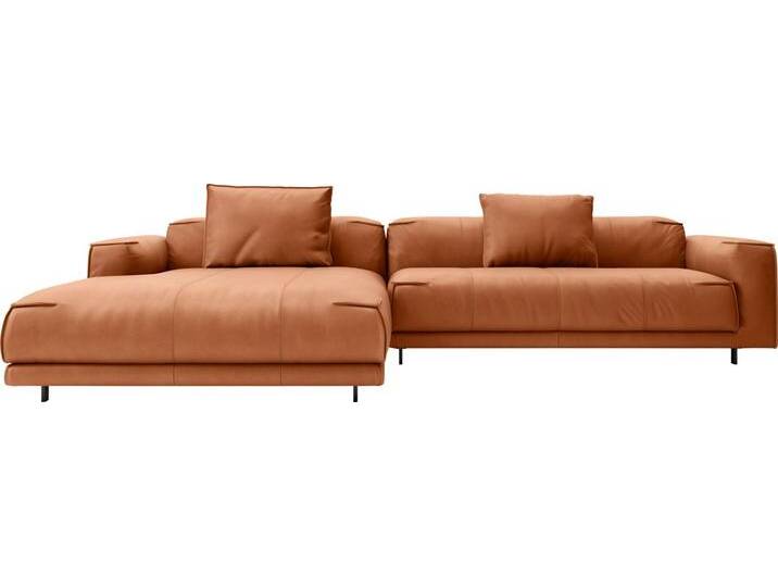 freistil ROLF BENZ Ecksofa freistil 136, Meisterwerk der Handwerkskunst, hochwertige Polsterung, mit besonderer Nahtverarbeitung, orange, ocker 9224 von Rolf-Benz