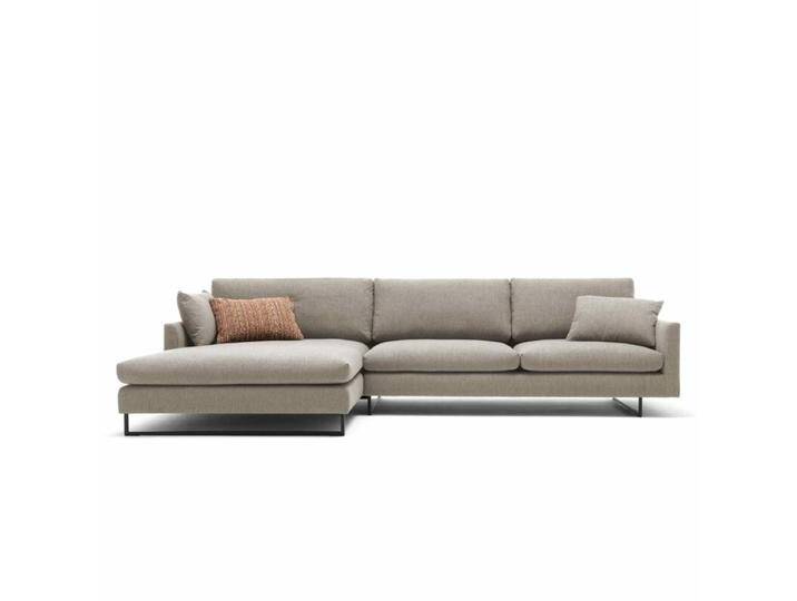 freistil by Rolf Benz Freistil 134 Ecksofa Lederbezug oder Textilbezug - Textilgewebe 5467 seidengrau , links von Rolf-Benz