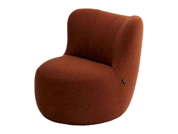 freistil by Rolf Benz, 173 Sessel in Teddystoff, Schäfchenstoff oder Flachgewebe - Flachgewebe 1057 kupferbraun, gefertigt im Schwarzwald, Spitzname Gummibär , speziell designt, trendige Farben, hoher Sitzkomfort, kuschelig, weich, flauschig, bequem gepolstert, Cozy-Edition, Bouclé, Modern von Rolf-Benz