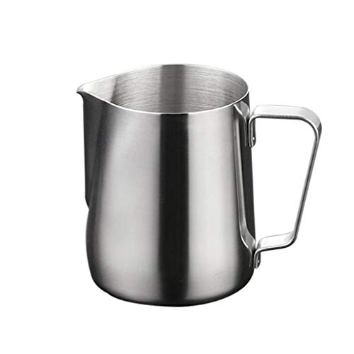 Rolin Roly 200ml/6.8oz Milch Pitcher rostfreiem Edelstahl Milchkännchen perfekt für Milchaufschäumer Cappuccino Milchschaum Cafe Art Aufschäumkännchen Frothing Cup von Rolin Roly