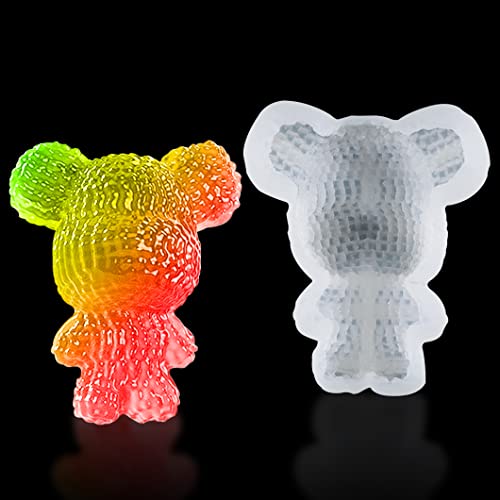 Rolin Roly Epoxidharz Bär Silikon Formen 3D Harzformen Tragen Silikonform DIY Diamant Halbstereoskopischer Bär Kristall Gießform Bear Resin Molud für handgefertigte Dekoration Rolin Roly Epoxidharz Bär Silikon Formen 3D Harzformen Tragen Silikonform DIY Diamant Halbstereoskopischer Bär Kristall Gießform Bear Resin Molud für handgefertigte Dekoration von Rolin Roly