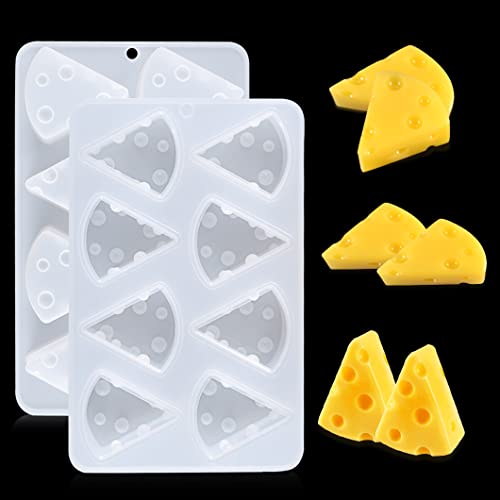 Rolin Roly Harzform 3D Käse Silikonformen Antihaft Silikon Käsekuchen Backformen Dreieck DIY Süßigkeiten Schokolade Cupcake Mousse Keks Herstellungswerkzeug von Rolin Roly