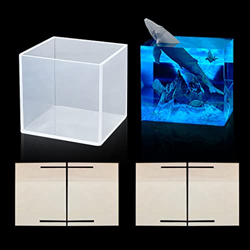 Rolin Roly Harzform Silikon Polyeder Silikonformen Epoxidharz Würfel Geometrie Kristall Epoxidform Edelstein Schmuckformen für Heimdekoration Handgemachtes DIY Handwerk von Rolin Roly