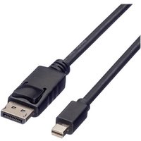 Roline green DisplayPort Anschlusskabel DisplayPort Stecker, Mini DisplayPort Stecker 1.00m 11.44.56 von Roline green