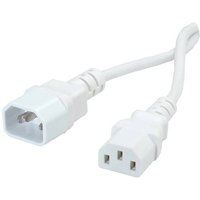 Roline green Strom Verlängerungskabel [1x Kaltgeräte-Stecker C14 - 1x Kaltgeräte-Buchse C13] 0.8m von Roline green