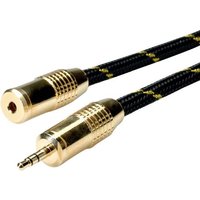 Roline 11.88.4753 Klinke Audio Verlängerungskabel [1x Klinkenstecker 3.5mm - 1x Klinkenbuchse 3.5 m Roline 11.88.4753 Klinke Audio Verlängerungskabel [1x Klinkenstecker 3.5mm - 1x Klinkenbuchse 3.5 m von Roline