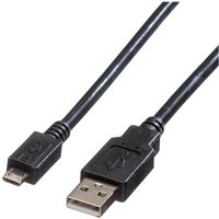 Roline USB-Kabel USB 2.0 USB-A Stecker, USB-Micro-B Stecker 1.80m Schwarz Geschirmt 11.02.8752 Roline USB-Kabel USB 2.0 USB-A Stecker, USB-Micro-B Stecker 1.80m Schwarz Geschirmt 11.02.8752 von Roline