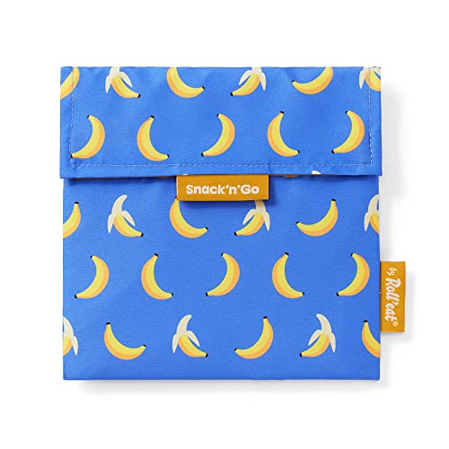 Roll'eat ® Snack'n'Go Fruits Banana Design | Wiederverwendbare Snack-Tasche | Kinder Snacks Verpackung | Umweltfreundlicher Lebensmittelbeutel| Wiederverwendbare Tasche zur Aufbewahrung von Snacks von Roll'eat