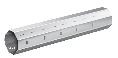 Rolladenstahlwelle SW 40 Achtkant | Wandstärke 0,8 mm | mit außenliegendem Falz (Stahlwelle | SW40 | Länge 1800 mm) Rolladenstahlwelle SW 40 Achtkant | Wandstärke 0,8 mm | mit außenliegendem Falz (Stahlwelle | SW40 | Länge 1800 mm) von Diwaro