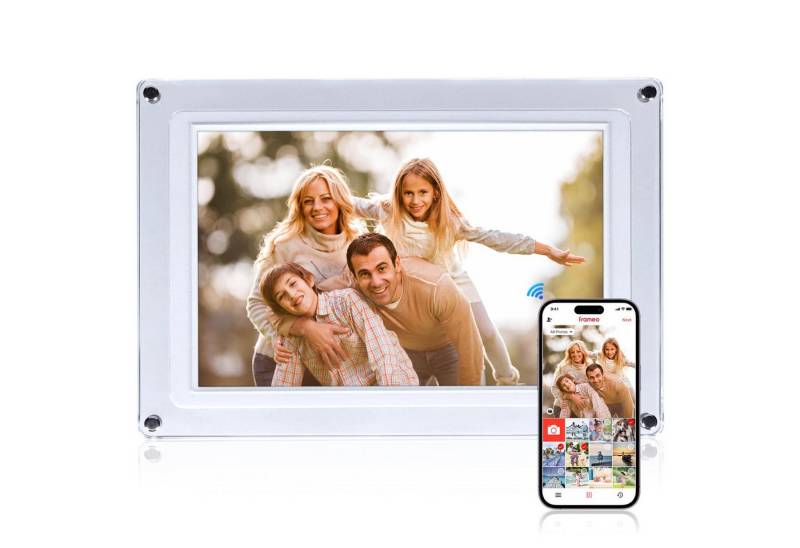 Rollei Smart Frame WiFi 109 Acrylic Digitaler Bilderrahmen (Hochauflösendes 10,1 Zoll Display mit WiFi Funktion) von Rollei