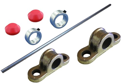 Rollentechnik Satz 1x Voll-Achse ø20 mm Radachse 800 mm, 2x Stellringe, 2x Achsböcke, 2x Abschlusskappen für Bollerwagen Kippwagen Kippkarre Wagenbau Rollentechnik Satz 1x Voll-Achse ø20 mm Radachse 800 mm, 2x Stellringe, 2x Achsböcke, 2x Abschlusskappen für Bollerwagen Kippwagen Kippkarre Wagenbau von Rollentechnik