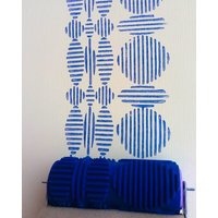 Farbroller Nr. 36, Muster, Kreislinien Dekorroller Gummi, 15 cm Farbroller Nr. 36, Muster, Kreislinien Dekorroller Gummi, 15 cm von RollerRock