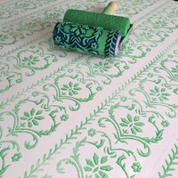 Musterrolle No49, Farbrolle Allegra, Gummiroller, Musterrolle, Wanddekor, Wandfarbe, 15 cm von RollerRock