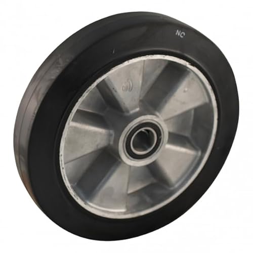 Rad Aluminium, 250mm Durchmesser, Elastischer Gummi Lauffläche, Kugellager Rad Aluminium, 250mm Durchmesser, Elastischer Gummi Lauffläche, Kugellager von Rollers