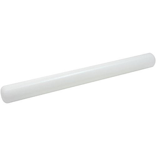 PME Antihaftbeschichteter Polyethylen-Ausrollstab 50 cm, Kunststoff, Weiß, 57.05 x 9 x 4.07 cm von PME