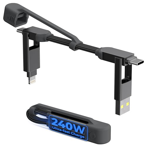 Rolling Square inCharge XS – 240 W 4-in-1-Schlüsselanhängerkabel | schnelles Laden und Datenübertragung | Universelles USB-C/Lightning-/USB-Kabel mit Metallgehäuse | N52-Magnete | umweltfreundlich | Rolling Square inCharge XS – 240 W 4-in-1-Schlüsselanhängerkabel | schnelles Laden und Datenübertragung | Universelles USB-C/Lightning-/USB-Kabel mit Metallgehäuse | N52-Magnete | umweltfreundlich | von Rolling Square