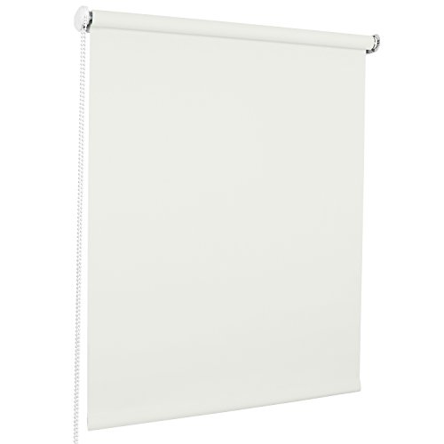 ROLLMAXXX Standard-Rollo Lichtdurchlässig Seitenzug Kettenzugrollo Tageslicht Sichtschutz (90 x 190 cm, Weiß) von Rollmaxxx