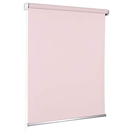 ROLLMAXXX Standard-Rollo Verdunkelungrollo Seitenzug Kettenzugrollo Tageslicht Sichtschutz (90 x 190 cm, Rosa) von Rollmaxxx