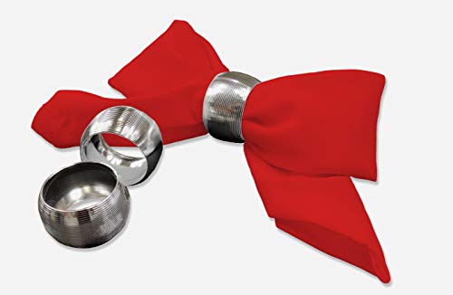 Rollmayer 12er Set Stoffservietten Kaffeeservietten Tischservietten Kollektion Vivid (Rot 12, 25x25cm) von Rollmayer