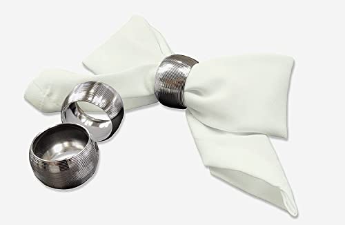 Rollmayer 2er Set Stoffservietten Kaffeeservietten Tischservietten Kollektion Vivid (Ecru 2, 50x50cm) von Rollmayer