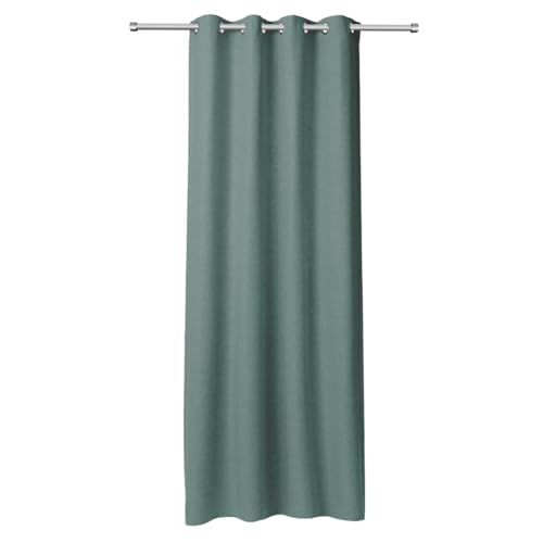 Rollmayer LuxShade Exklusiv Verdunkelungsvorhang Ösen (Eukalyptus, B140xH260) – Moderner Thermovorhang, Blickdicht, pflegeleicht & langlebig, 1 Stück von Rollmayer