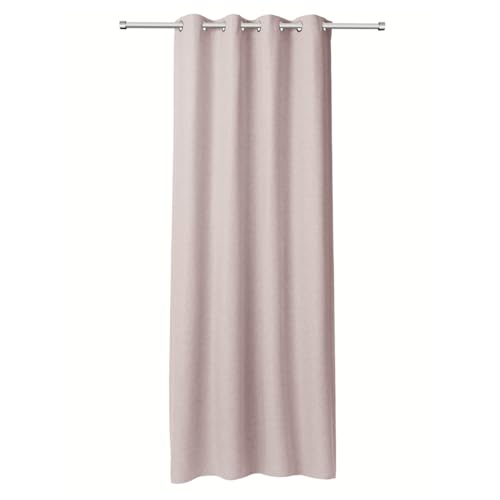 Rollmayer LuxShade Exklusiv Verdunkelungsvorhang Ösen (Rosa Terrakotta, B140xH175) – Moderner Thermovorhang, Blickdicht, pflegeleicht & langlebig, 1 Stück von Rollmayer