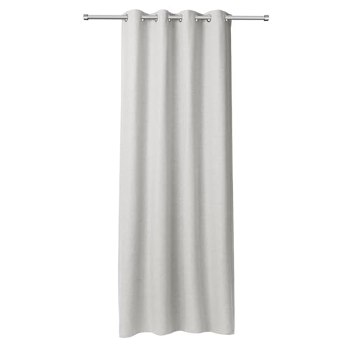 Rollmayer LuxShade Exklusiv Verdunkelungsvorhang Ösen (Vanille, B140xH175) – Moderner Thermovorhang, Blickdicht, pflegeleicht & langlebig, 1 Stück von Rollmayer