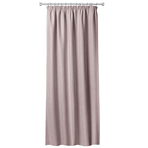 Rollmayer LuxShade Exklusiv Verdunkelungsvorhang Universalband (Rosa Terrakotta, B140xH175) – Moderner Thermovorhang, Blickdicht, pflegeleicht & langlebig, 1 Stück von Rollmayer