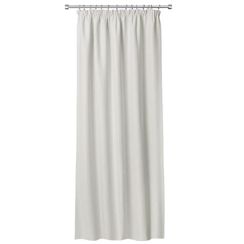 Rollmayer LuxShade Exklusiv Verdunkelungsvorhang Universalband (Vanille, B140xH175) – Moderner Thermovorhang, Blickdicht, pflegeleicht & langlebig, 1 Stück von Rollmayer