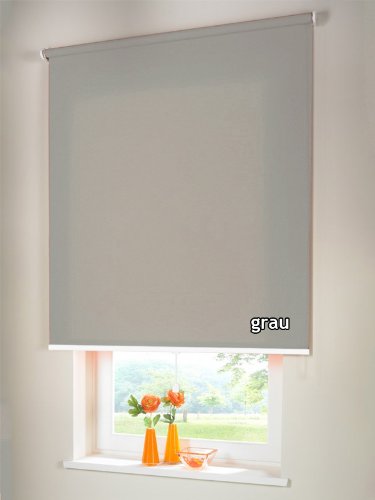 Sichtschutzrollo Mittelzugrollo Springrollo Rollo Verdunkelung 245 x 130 cm / 245x130 cm grau Sichtschutzrollo Mittelzugrollo Springrollo Rollo Verdunkelung 245 x 130 cm / 245x130 cm grau von Rolloworld