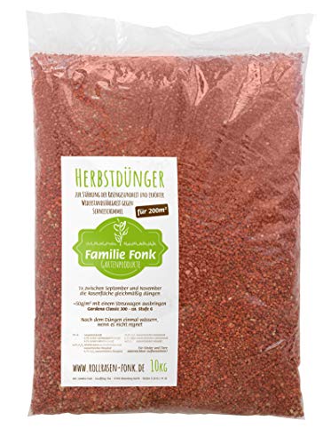 Herbst-Rasendünger 10kg für 200m² | vom Rollrasen-Produzenten Fonk | Langzeitwirkung für Wurzel- & Rasengesundheit | Kalium & Schwefel Herbst-Rasendünger 10kg für 200m² | vom Rollrasen-Produzenten Fonk | Langzeitwirkung für Wurzel- & Rasengesundheit | Kalium & Schwefel von Rollrasen Fonk