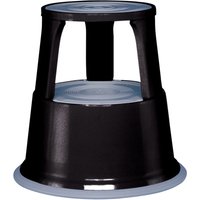 WEDO® Rolltritt aus Stahlblech, TK 150 kg, tiefschwarz von WEDO®