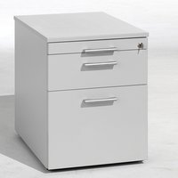 Geramöbel Rollcontainer Lissabon mit Hängeregister, HxBxT 566 x 600 x 430 mm, Kunststoffschübe, lichtgrau Geramöbel Rollcontainer Lissabon mit Hängeregister, HxBxT 566 x 600 x 430 mm, Kunststoffschübe, lichtgrau von Geramöbel