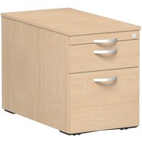 Geramöbel Rollcontainer Lissabon mit Hängeregister, HxBxT 566 x 800 x 430 mm, Metallschübe, Buche Geramöbel Rollcontainer Lissabon mit Hängeregister, HxBxT 566 x 800 x 430 mm, Metallschübe, Buche von Geramöbel