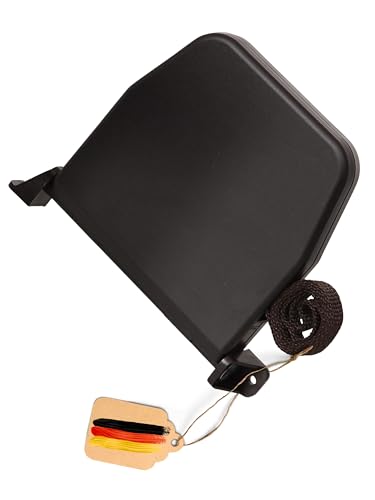 Rollwin Rolladen Gurtwickler Aufputz - aus Deutschland - 155mm Lochabstand Braun Mini Rollladen Aufwickler mit 5m Gurt 14mm Braun genoppt Mini Wickler aufklappbar inklusive Rolladengurt von Rollwin