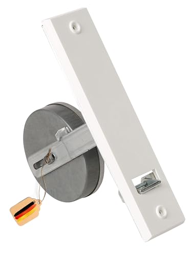 Rollwin Rolladen Gurtwickler Unterputz 185mm Lochabstand - aus Deutschland - mit Gurtwickler Blende Weiß - ohne Gurt - für 23mm Rolladengurt geeignet - Rollo Wickler mit Abdeckblende Rollwin Rolladen Gurtwickler Unterputz 185mm Lochabstand - aus Deutschland - mit Gurtwickler Blende Weiß - ohne Gurt - für 23mm Rolladengurt geeignet - Rollo Wickler mit Abdeckblende von Rollwin