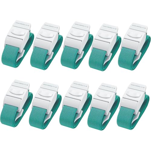Packung mit 10 Venenstauer Stauschlauch Stauband von Rolseley (olive) von Rolseley