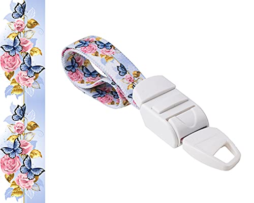 ROLSELEY PROFESIONAL Quick and Slow Release Medical Nurse/Doctor Tourniquet with BUTTERFLIES/ROSES FLORAL Pattern von Rolseley