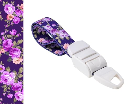 ROLSELEY PROFESIONAL Quick and Slow Release Medical Nurse Tourniquet with VIOLET/PURPLE FLOWERS Pattern ROLSELEY PROFESIONAL Quick and Slow Release Medical Nurse Tourniquet with VIOLET/PURPLE FLOWERS Pattern von Rolseley