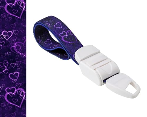 ROLSELEY PROFESIONAL Quick and Slow Release Medical Nurse Tourniquet with VIOLET/PURPLE HEARTS Pattern ROLSELEY PROFESIONAL Quick and Slow Release Medical Nurse Tourniquet with VIOLET/PURPLE HEARTS Pattern von Rolseley