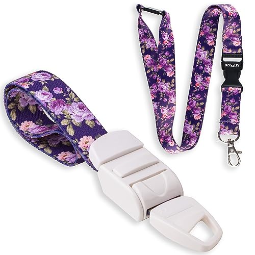 ROLSELEY Venenstauer und Passendes Schlüsselband - Violette Blumen ROLSELEY Venenstauer und Passendes Schlüsselband - Violette Blumen von Rolseley