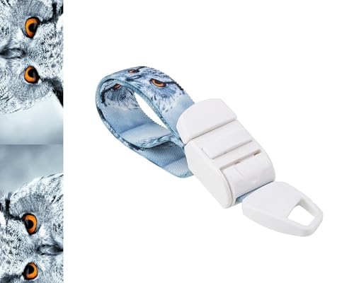 Rolseley Medizinisches Tourniquet mit Eulen-Muster mit ABS-Kunststoff-Schnalle, latexfrei, elastisches Band, perfekt für Ärzte, Krankenschwestern, Studenten und Sanitäter von Rolseley