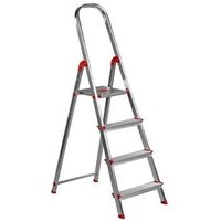 Einzigartige' 4-Stufen-Leiter (80 cm Höhe bis zur Plattform und 150 kg maximale Belastung) mit AENOR-Zertifizierung von Rolser