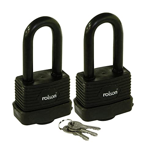 Rolson 66506 Vorhängeschloss mit Bügel, 50 mm lang, Einheitsgröße von Rolson