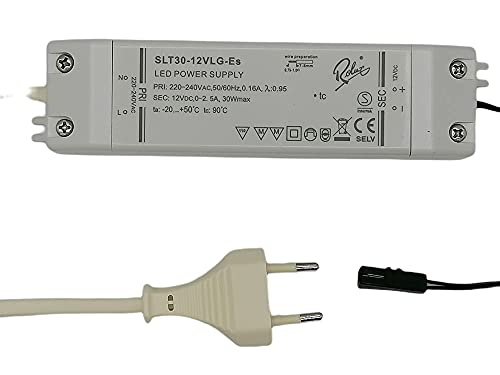 LED Konverter SLT30-12VLG-ES 12V 30W Trafo 0-30 Watt Mini Buchse Zuleitung DC von Rolux