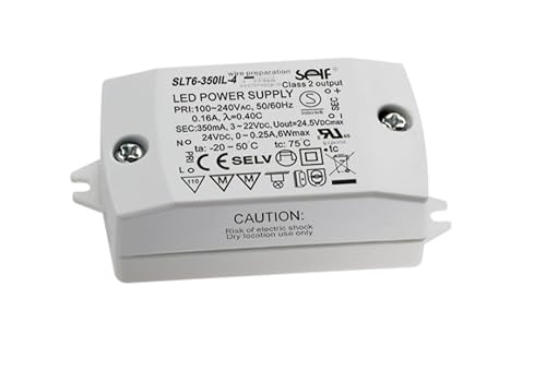 LED-Treiber SLT6-350IL-4 Konverter 350mA Konstantspannung 3-22V DC 1-7.7W oder 24VDC max. 300mA, 8.4W von Rolux